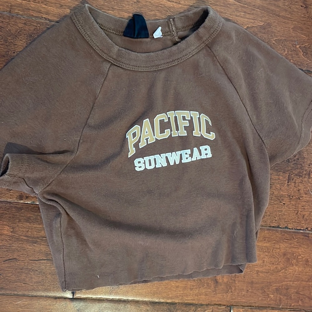 Brown PacSun crop top